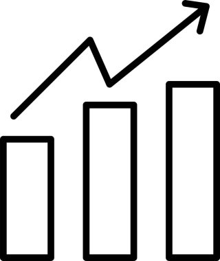 Grafik grafik vektör simgesi