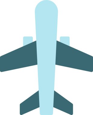 Uçak. Web simgesi basit illüstrasyon