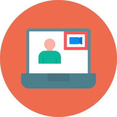 Video çağrısı. Basit resimleme