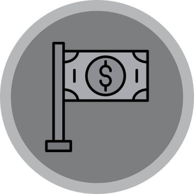 Dolar işareti vektör illüstrasyonuName