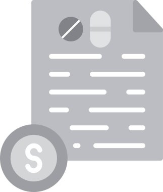 belge düz vektör simgesi