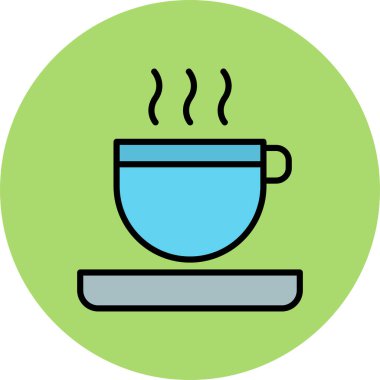 Kahve fincanı. Basit tasarım