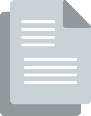 belge dosya simgesi ana hat biçiminde