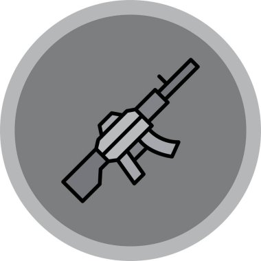 Askeri simgenin vektör illüstrasyonu