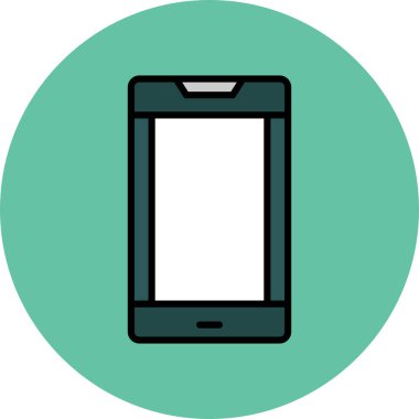 akıllı telefon simgesi vektör illüstrasyonu