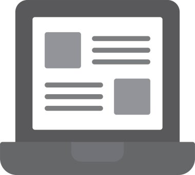 bilgisayar dizüstü bilgisayar elektronik simgesi