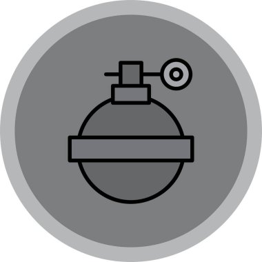 Bomba simgesi vektör illüstrasyonu