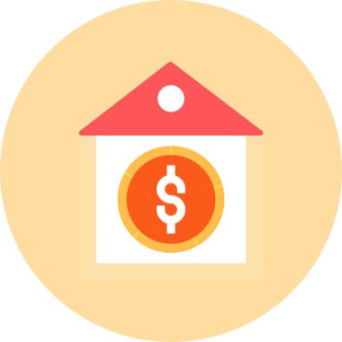 Dolar işareti vektör simgesi modern basit tasarım