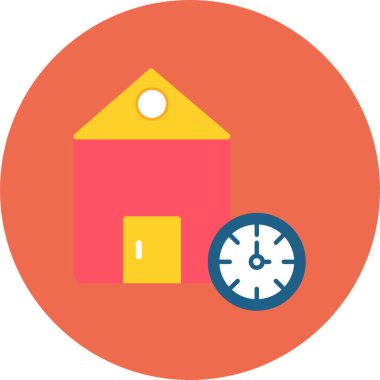 ev vektörü simgesi modern basit illüstrasyon