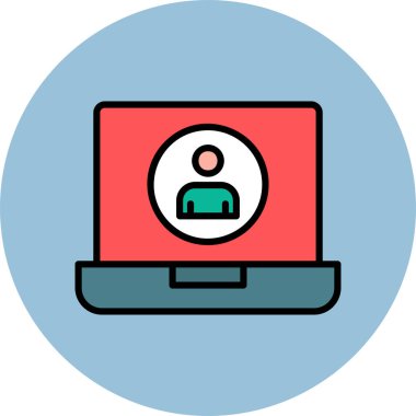 online web icon, vector illustration