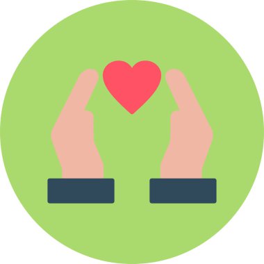 Yaşamın Kalitesi Basit Vektör Simgesi İllüstrasyonu