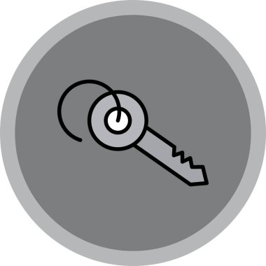 Anahtar. Web simgesi vektör illüstrasyonu