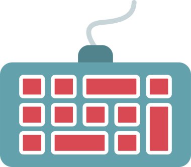 Hesap makinesi. Web simgesi basit illüstrasyon