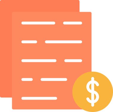 belge simgesi vektör illüstrasyonu