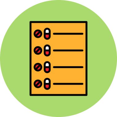 hap ikonu vektör illüstrasyonu