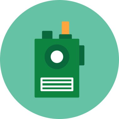 Benzin istasyonu. Web simgesi basit illüstrasyon