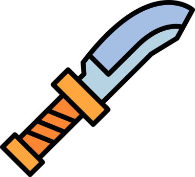 bıçak simgesi vektör illüstrasyonu