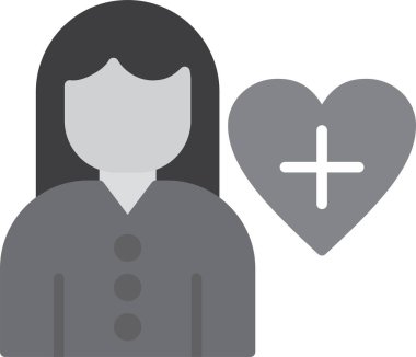 çift düz simge, vektör illüstrasyonu