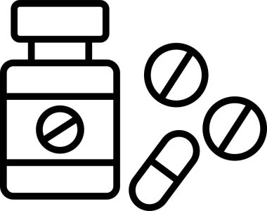 anahat biçiminde ilaç ilaç ikonu