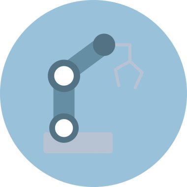 Robot gibi. Web simgesi basit tasarım