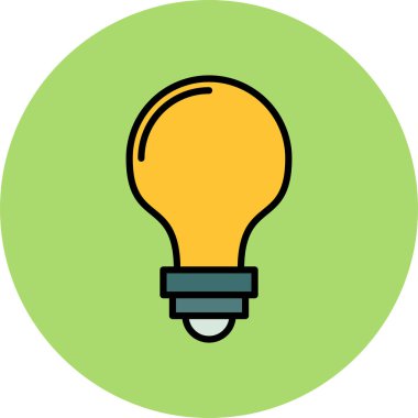 ampul vektör simgesi