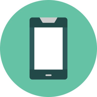 Soyut arkaplanda telefon simgesi izole edildi