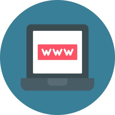 Web tarayıcı vektör simgesi modern basit vektör illüstrasyonu