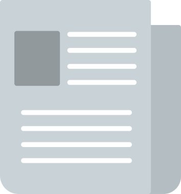 belge dosya simgesi vektör illüstrasyonu