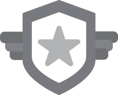 Madalya ikon vektör illüstrasyonu