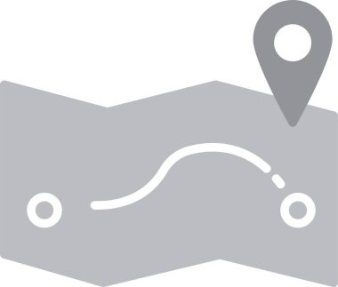 harita konumu gps simgesi