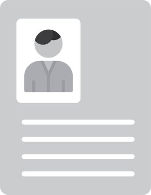 iş kartı kimlik simgesi sağlam biçimli