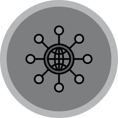 seo modern simgesinin vektör illüstrasyonu