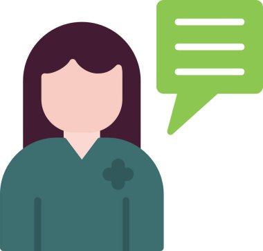 Tıbbi maskeli kadın hasta