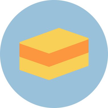 kutu gönderme simgesi düz biçimli