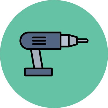 tornavida ikonu vektör çizimi