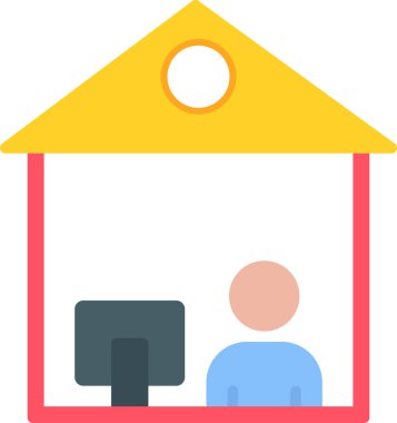 İnternetten alışveriş. Basit resimleme