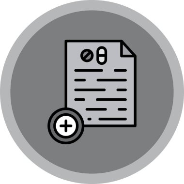 belge simgesi, vektör çizimi