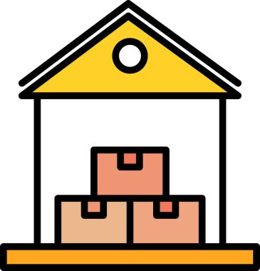 kutu teslim paketi simgesi