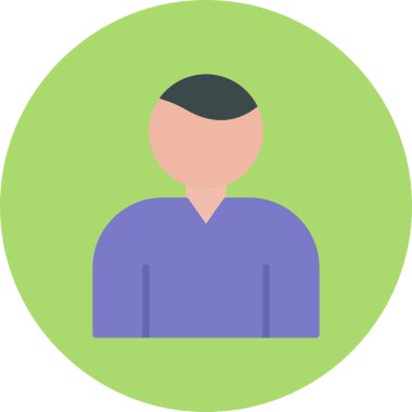 iş adamı simgesi, vektör illüstrasyonu