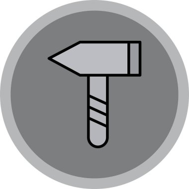 Çekiç vektör illüstrasyon simgesi