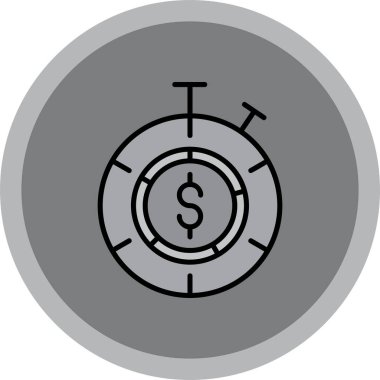 Para para vektör illüstrasyonu