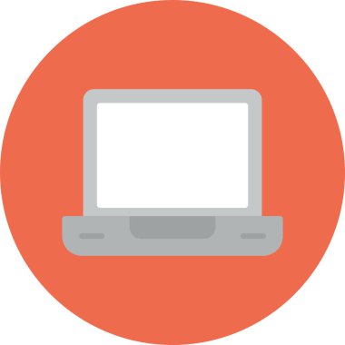 dizüstü bilgisayar simgesi, vektör illüstrasyonu