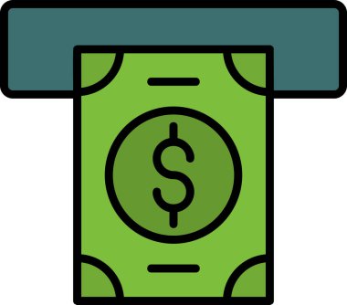 para dolar fatura simgesi - taslak biçimi