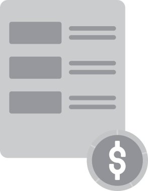 Dolar simgesi vektör illüstrasyonu