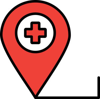 konum simgesi vektör illüstrasyonuName