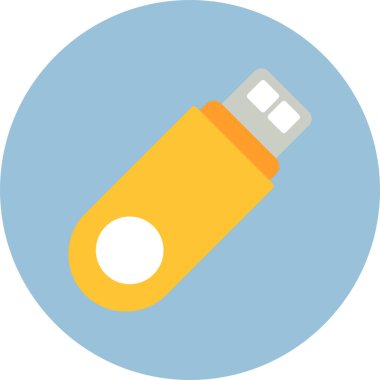 usb flash disk vektör çizimi