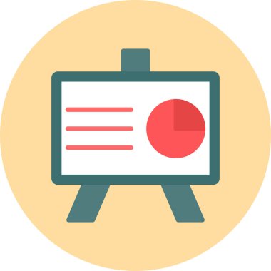 iş grafiği vektör simgesi