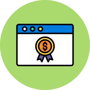 seo modern simgesinin vektör illüstrasyonu