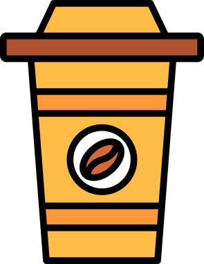 Kahve fincanı. Web simgesi