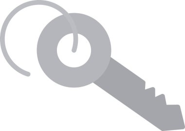 anahtar kilit simgesi ana hat biçiminde